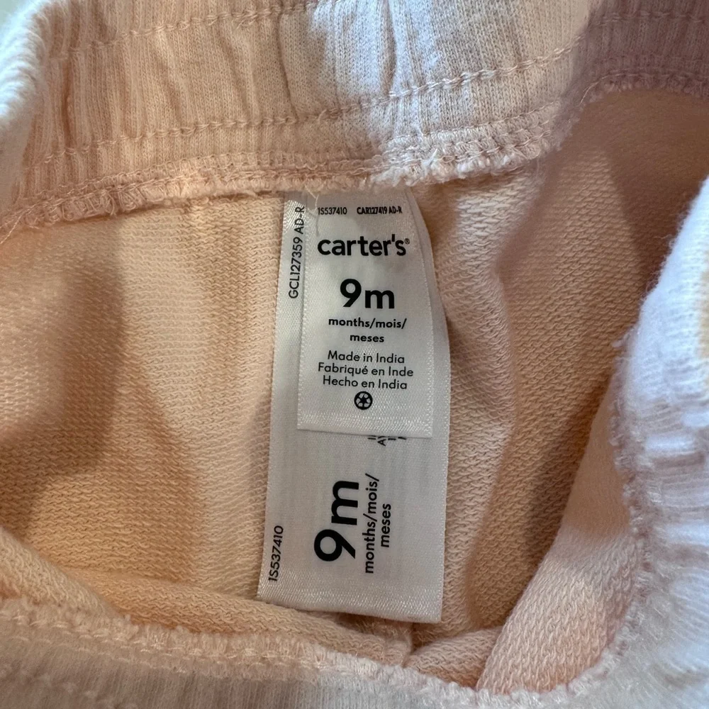 9M - Carters pink Kids Jogger Pants